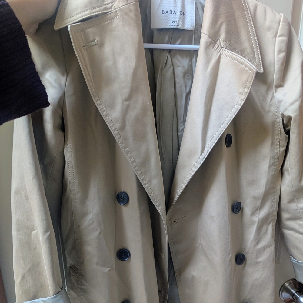 Babaton Tan Women's Trench Coat